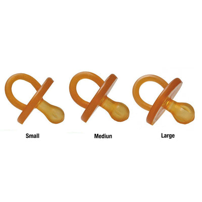 Natural Rubber Soother Med Round 3-6mths