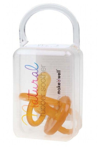 Natural Rubber Soother Large Round 6+mths