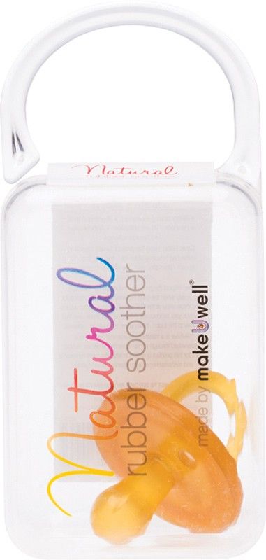 Natural Rubber Soother Small Round 0-3mths