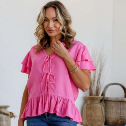 Joop and Gypsy Tie Front Shirt