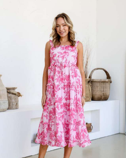 Joop and Gypsy Strappy Floral Dress