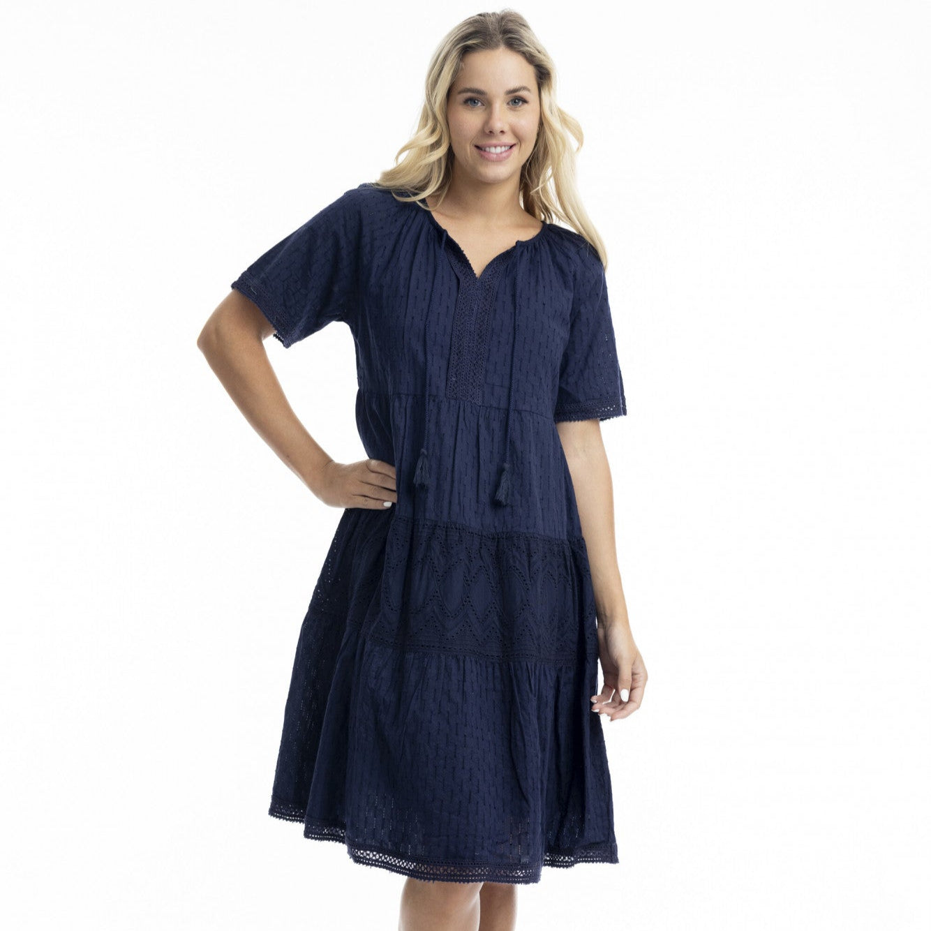 Orientique Essential Broderie Dress