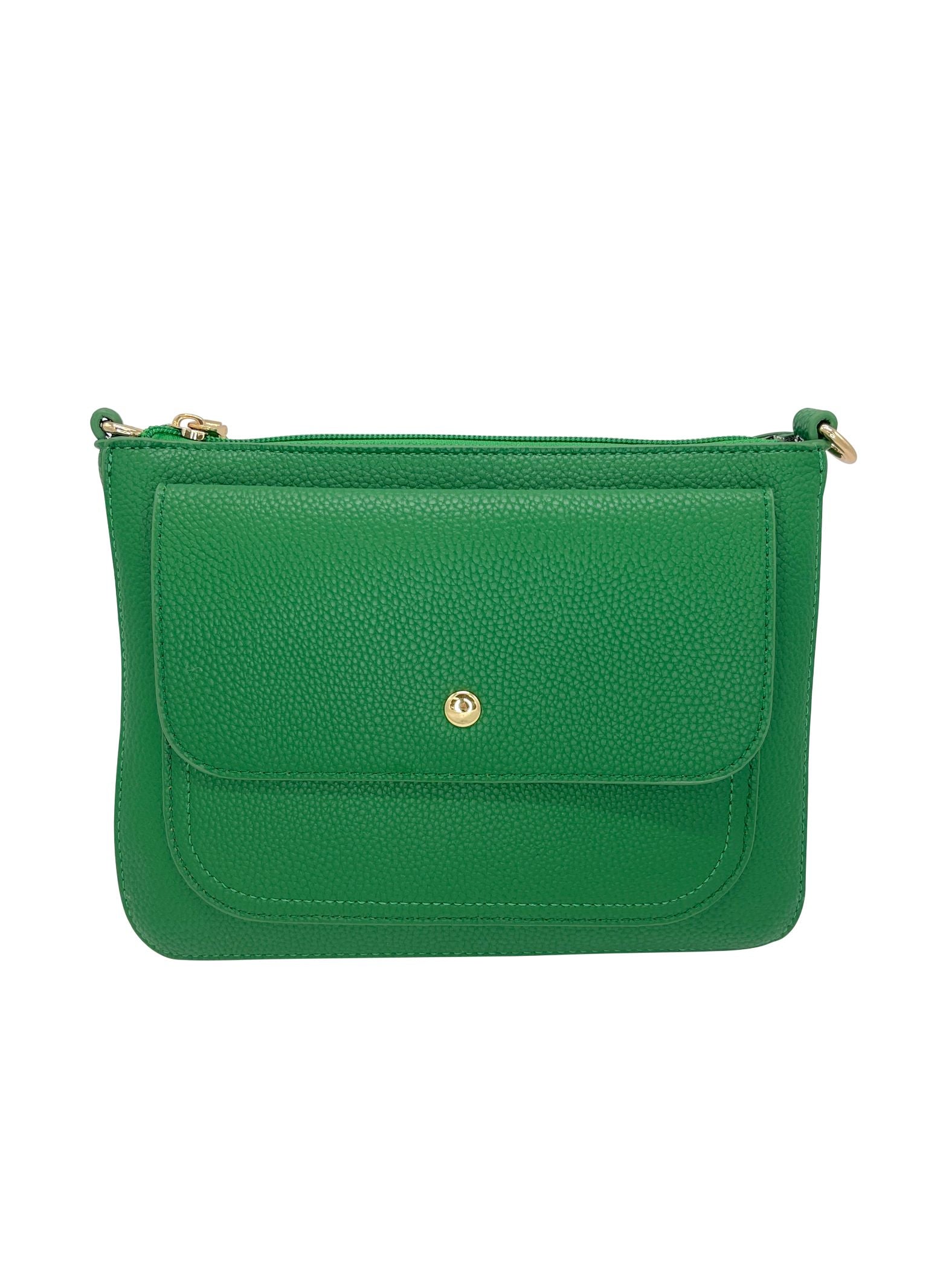 Green on sale clutch bag