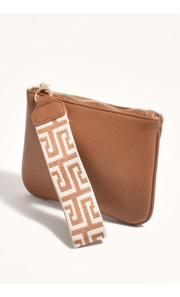 Adorne Leila Geo Webbing Pouch