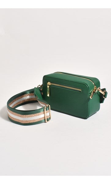 Adorne Green Ivy Crossbody Bag