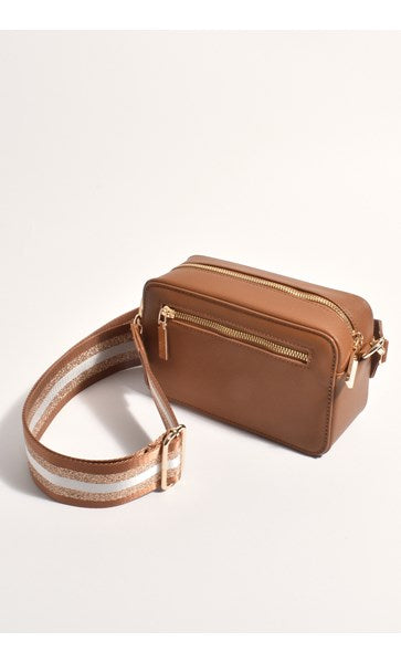 Adorne Tan Ivy Crossbody Bag