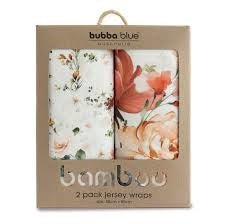 Bamboo Muslin Wraps Peonies 3pk