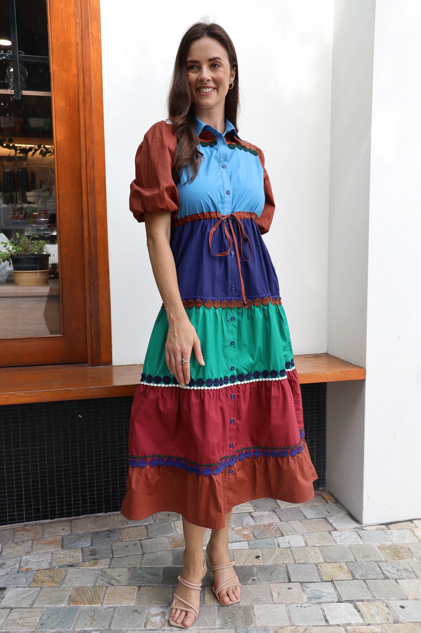 Mix Match Solid Dress