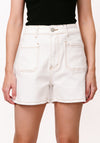 Country Denim White Denim Shorts