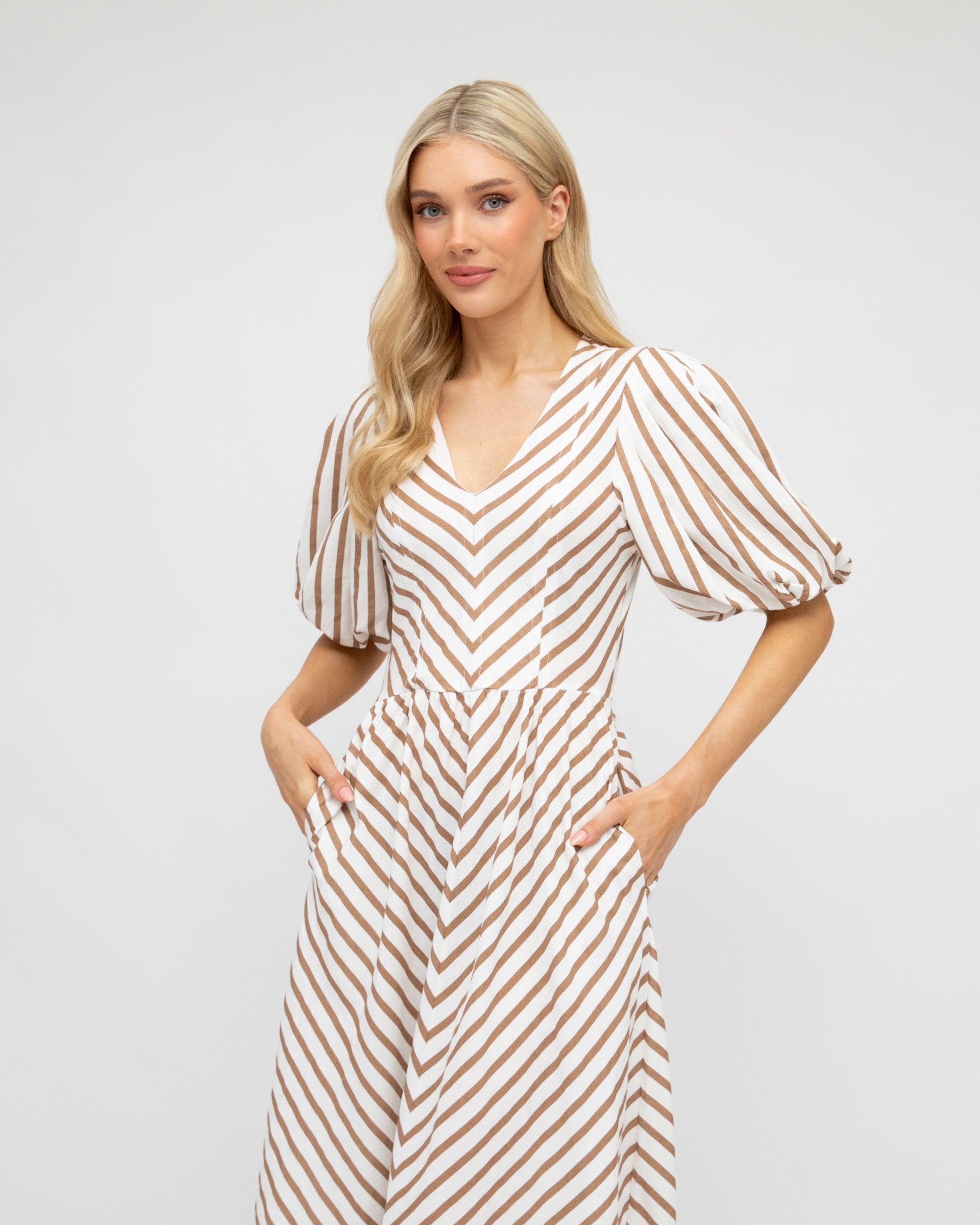 Midi Stripe Dress