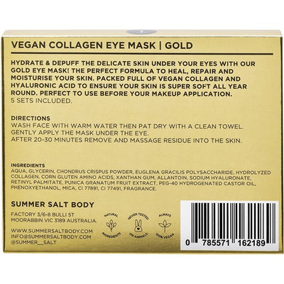 Vegan Collagen Gold Eye Mask Sets