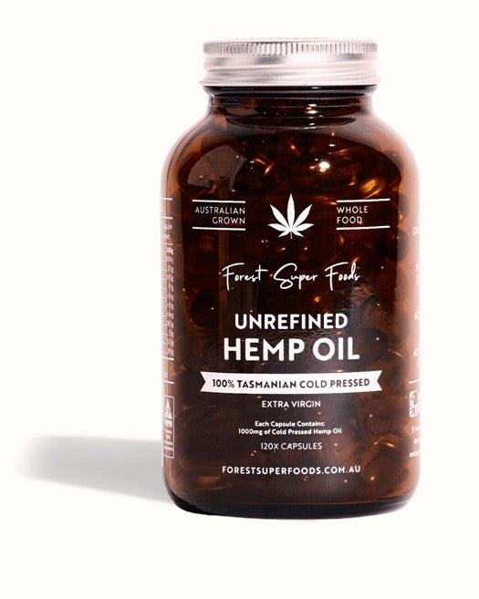Hemp Seed Oil Capsules Unrefined