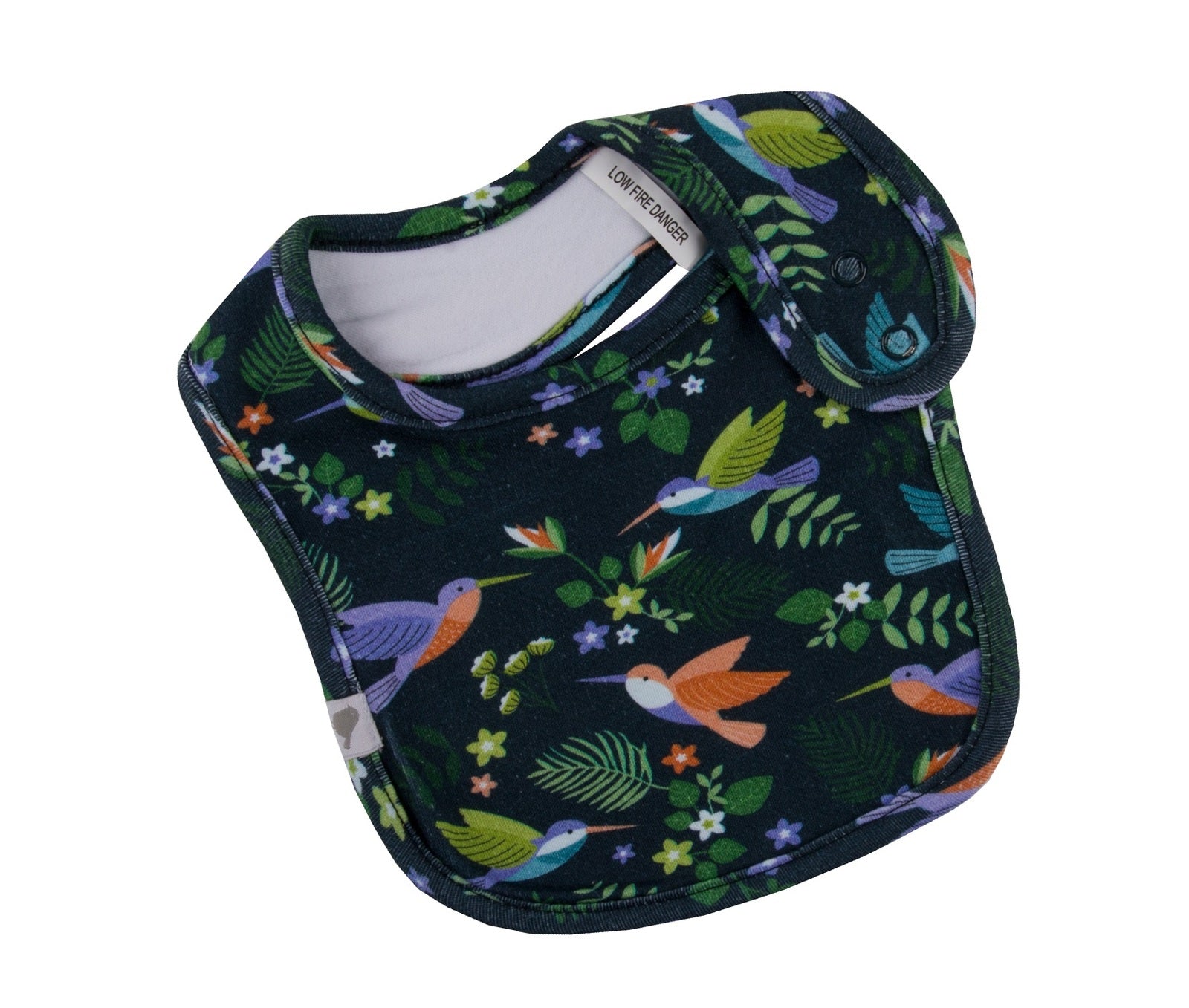 Hummingbird Organic Cotton Bib