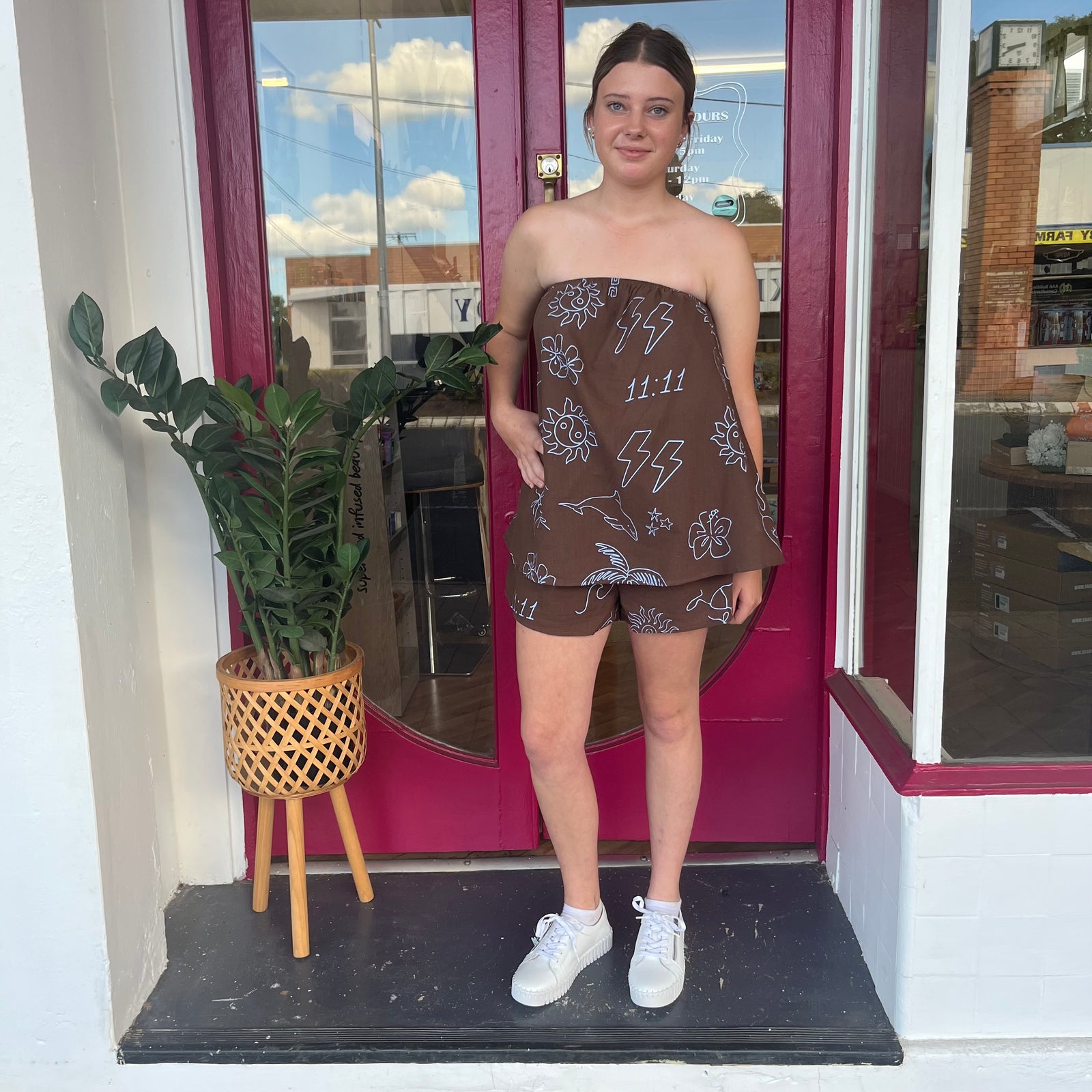 By Frankie Angel Sleevless Short Set