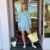 Sass Davie Chambray Shorts