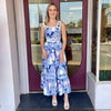 Tiered Maxi Dress with Ric Rac Trim