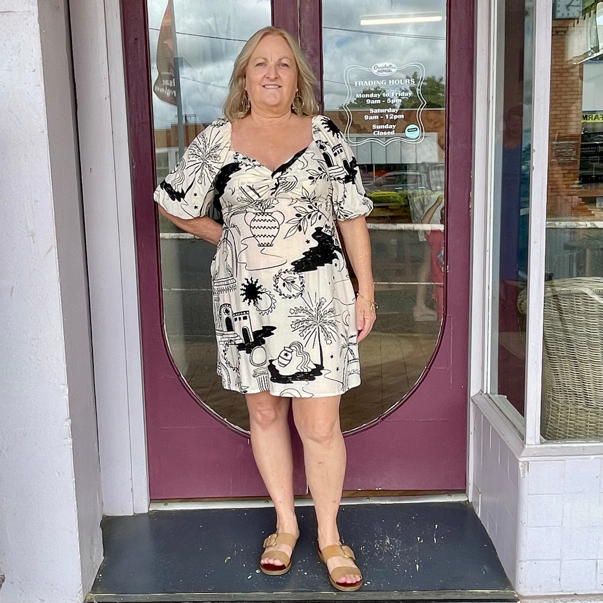 Olivia Twist Dress
