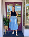 Tiered Maxi Skirt
