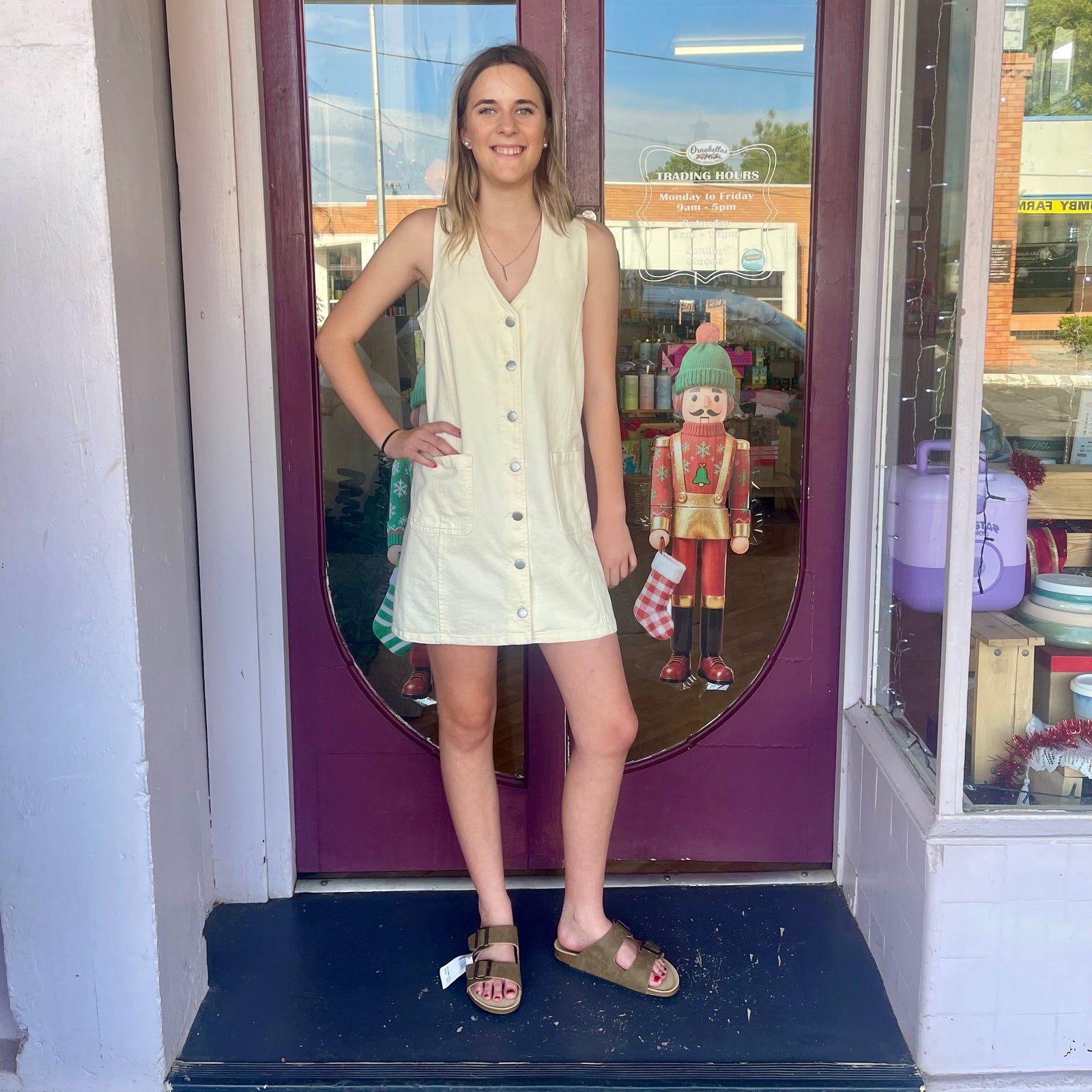 Sabine Denim Vest Dress