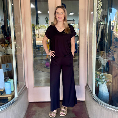 Bamboo Wide Leg Pants