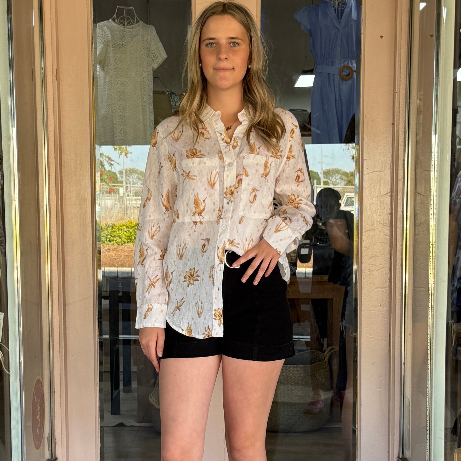 Stretch Short with Belt