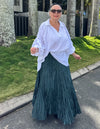 Crepe Maxi Skirt