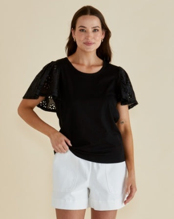Lottie Embroidered Tee