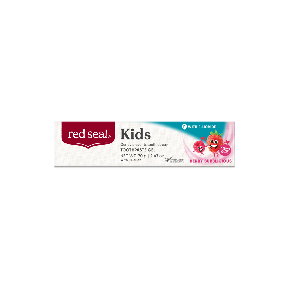 Red Seal Toothpaste Kids Berry Bubblicious