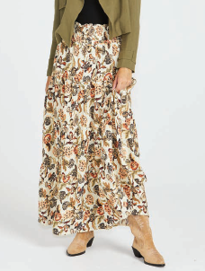 SASS Dara Cream Boho Skirt