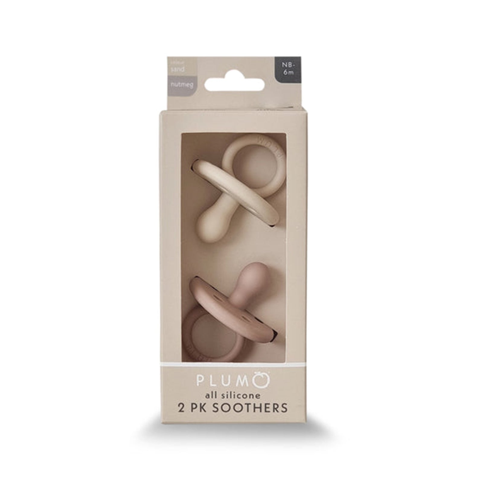 Silicone Soothers 2pk 0-6M