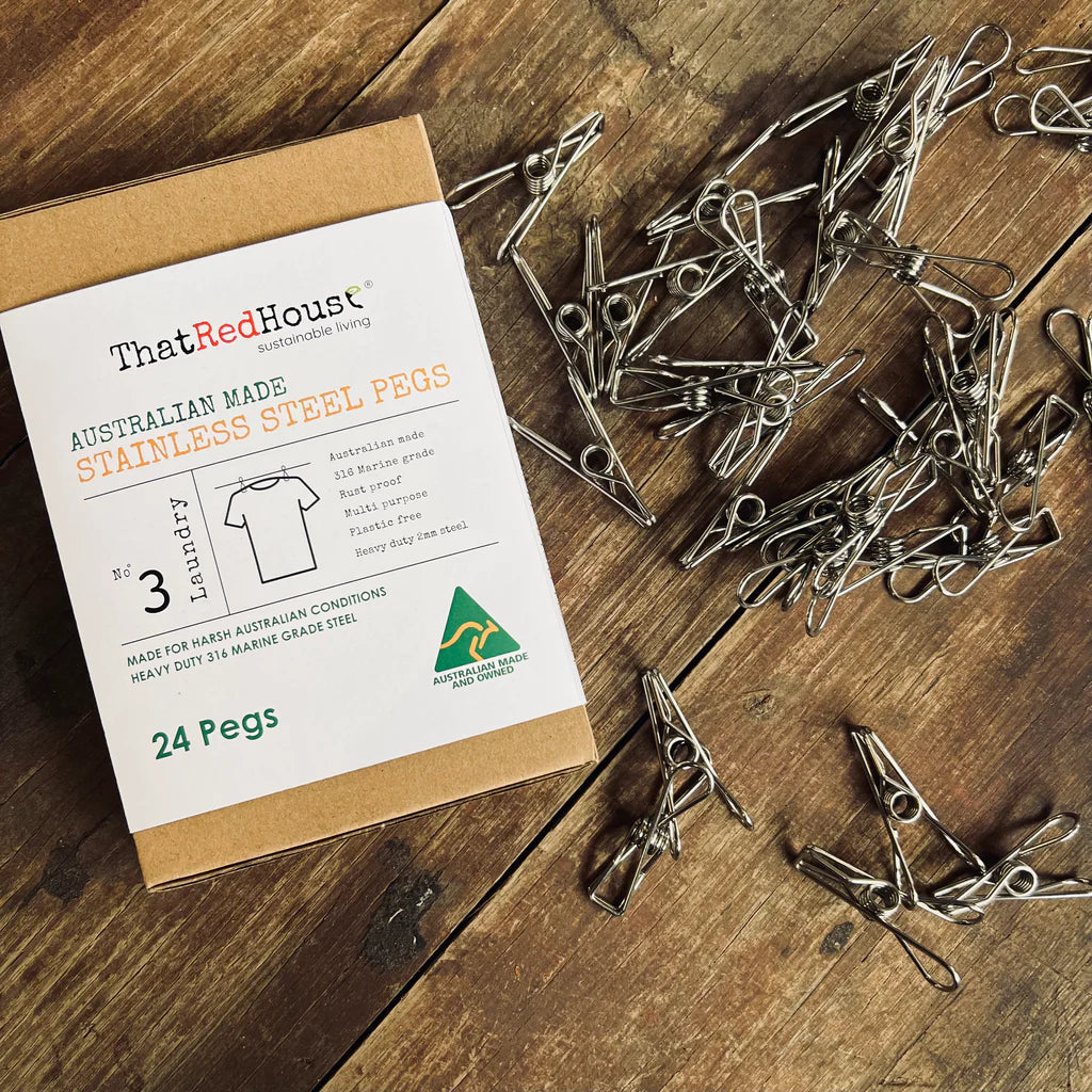 Stainless Steel Pegs 24pk