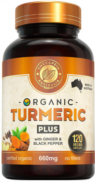 Organic Turmeric With Ginger & Black Pepper