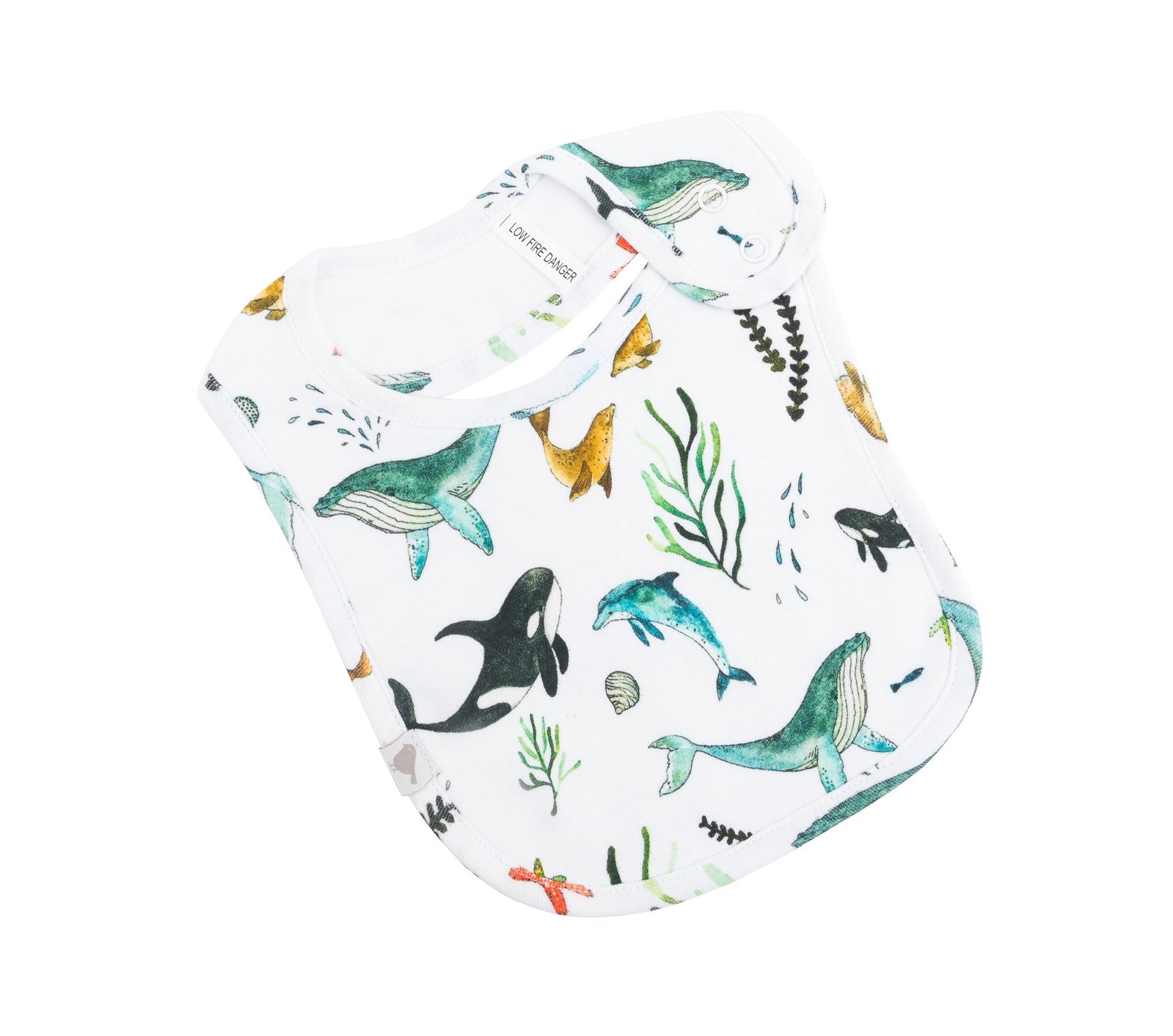 Under The Sea Organic Cotton Bib