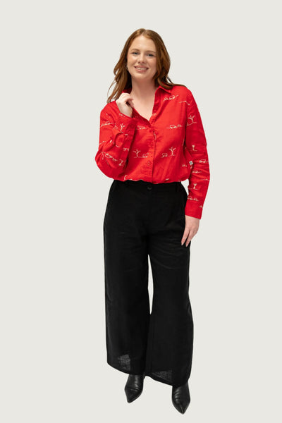 Rural Outback Linen Shirt