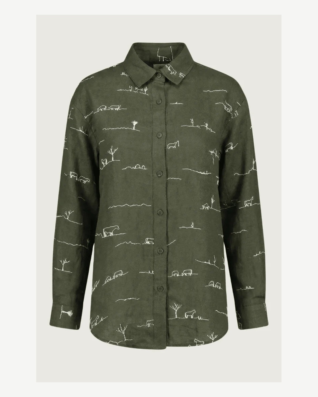 Rural Outback Linen Shirt