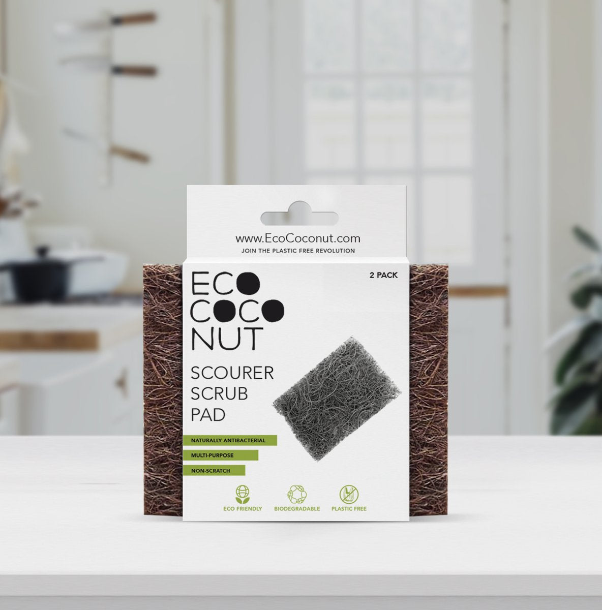 Scourer Scrub Pad 2pk