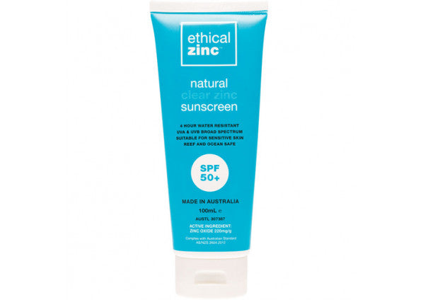 Ethical Zinc Clear Sunscreen