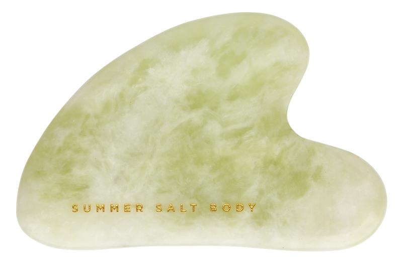 Crystal Gua Sha Green Jade