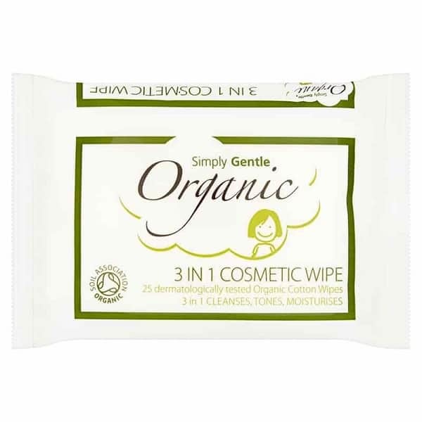 Organic Cosmetic Wipes 25pk