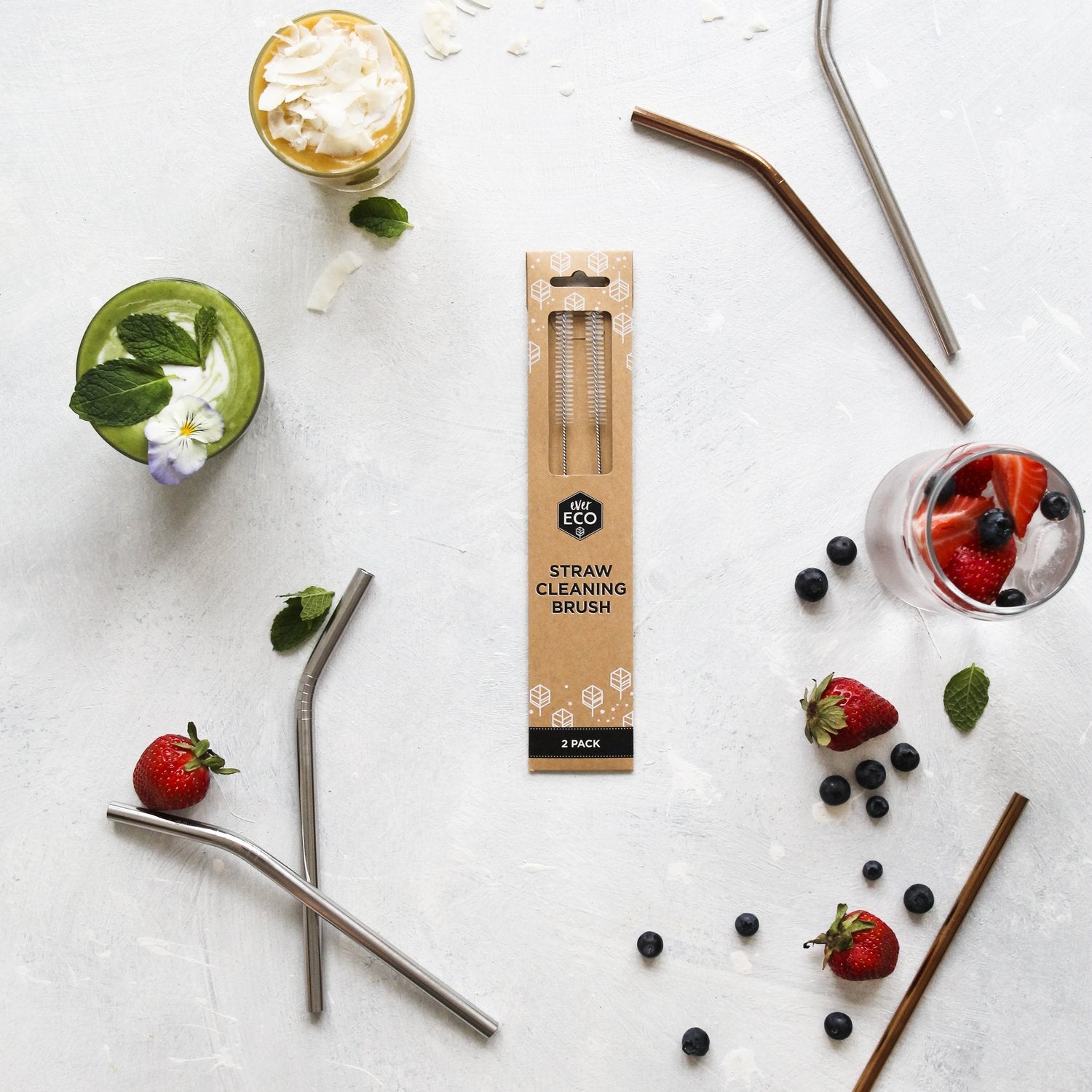 Straw Cleaning Brush Set