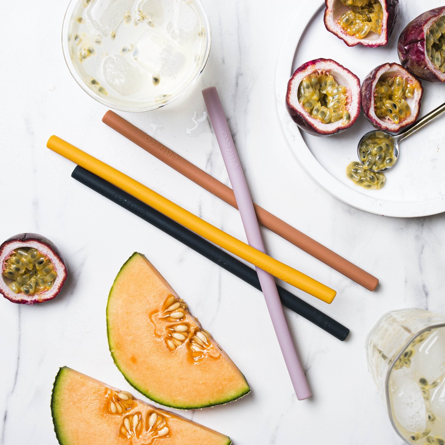 Silicone Straws Straight