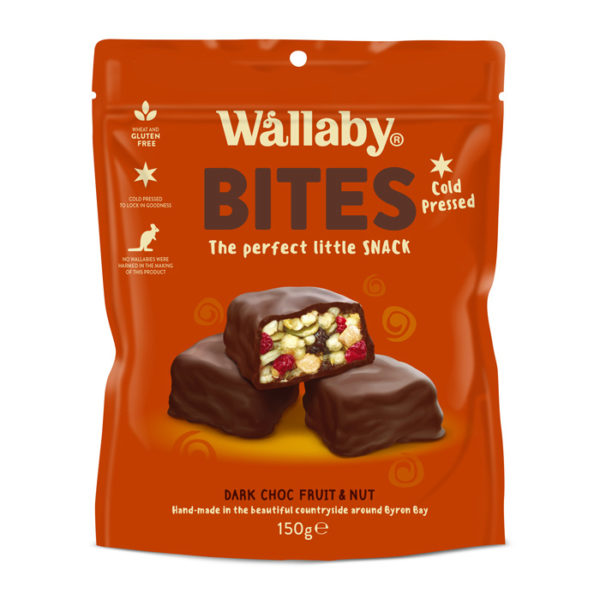 Wallaby Bites Dark Choc Fruit & Nut